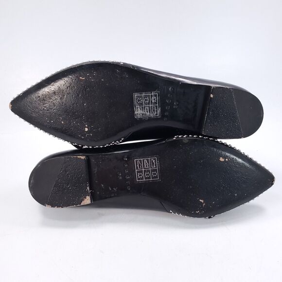 Sandro Pointed Toe Casual Slip On Ballet Flat Womens Size 6 36 Black - Picture 7 of 9